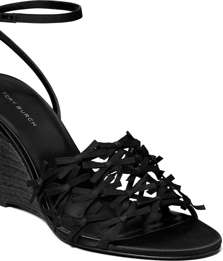 Mini Bow Espadrille Ankle Strap Wedge Sandal - Image 5