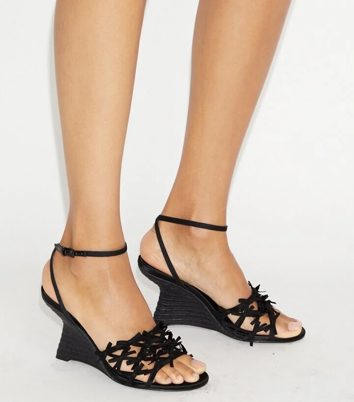 Mini Bow Espadrille Wedge - Image 5