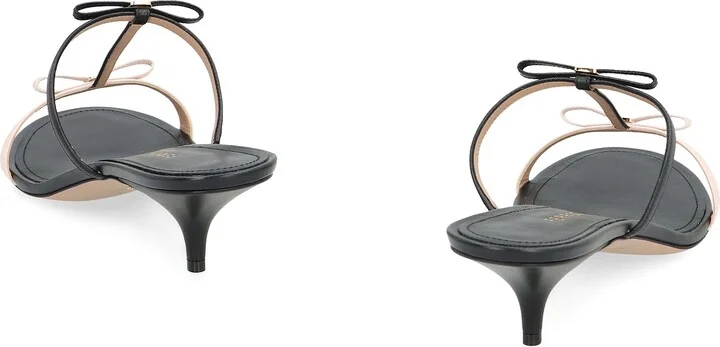 Mini Bow Leather Mules - Image 4