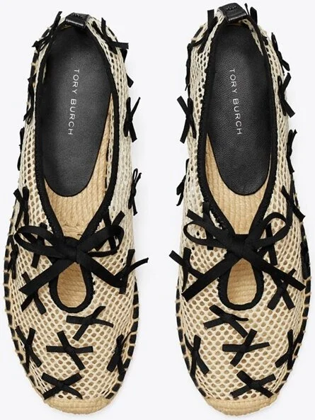 Mini Bow Mesh Espadrille - Image 5