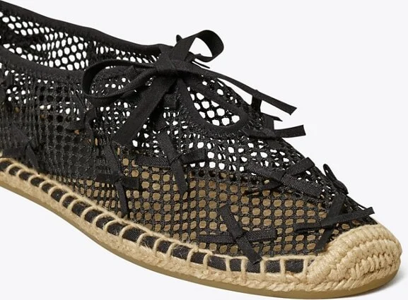 Mini Bow Mesh Espadrille - Image 8