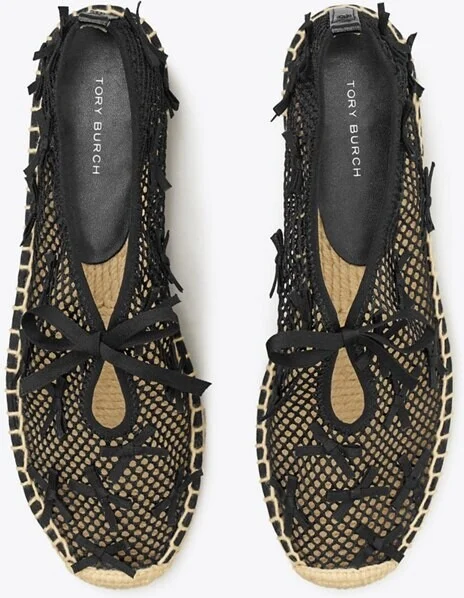 Mini Bow Mesh Espadrille - Image 9