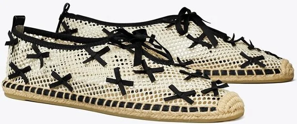 Mini Bow Mesh Espadrille