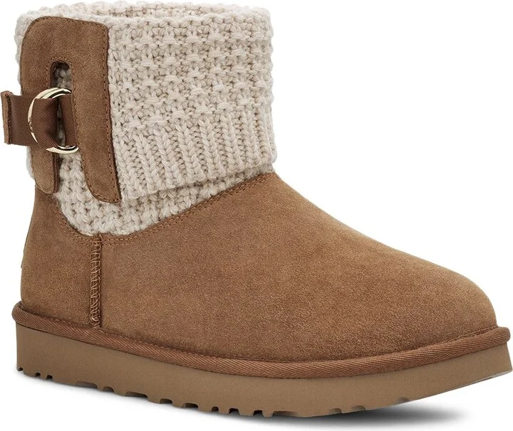 CHESTNUT/ OATMEAL SUEDE