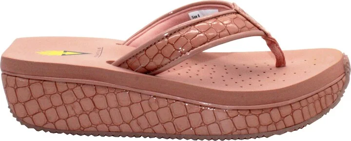 'Mini Croco' Wedge Sandal - Image 3