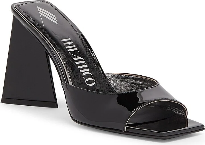 Mini Devon 85MM Patent Leather Mules - Image 2