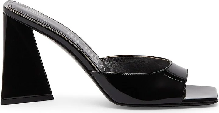 Mini Devon 85MM Patent Leather Mules