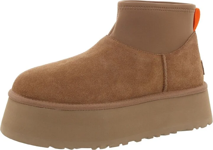Mini Dipper Womens Faux Fur Lined Faux Shearling Shearling Boots