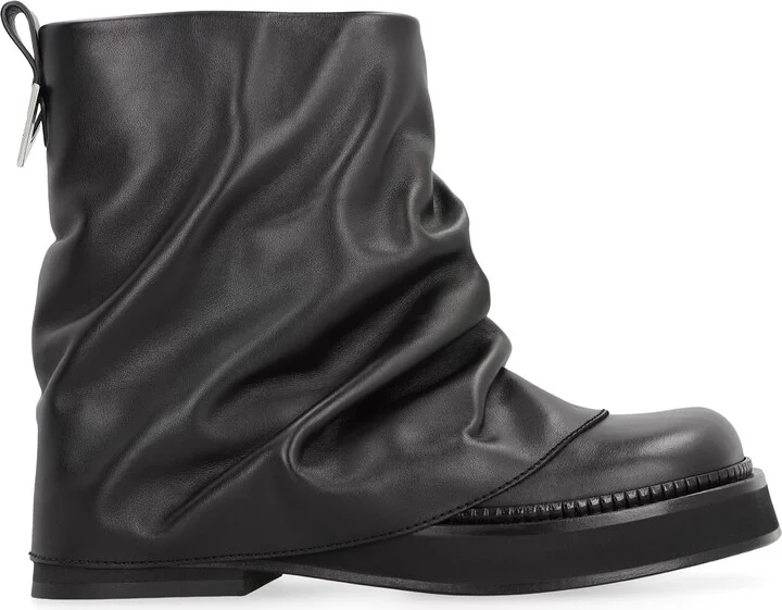 Mini Robin Combat Leather Boots - Image 2