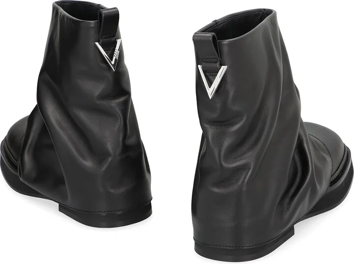 Mini Robin Combat Leather Boots - Image 4