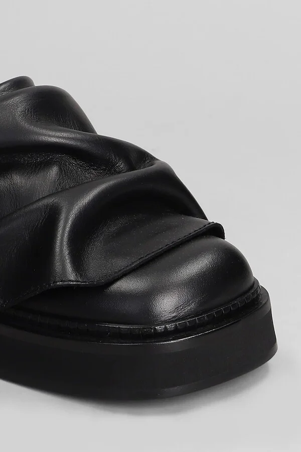 Mini Robin Slipper-mule In Black Leather - Image 5