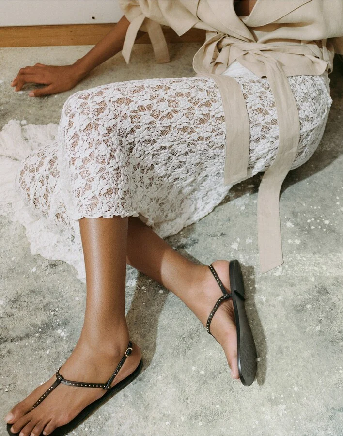 Mini Stud Slingback Sandal - Image 4