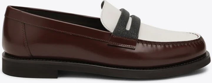 Minimal Calfskin Penny Loafers