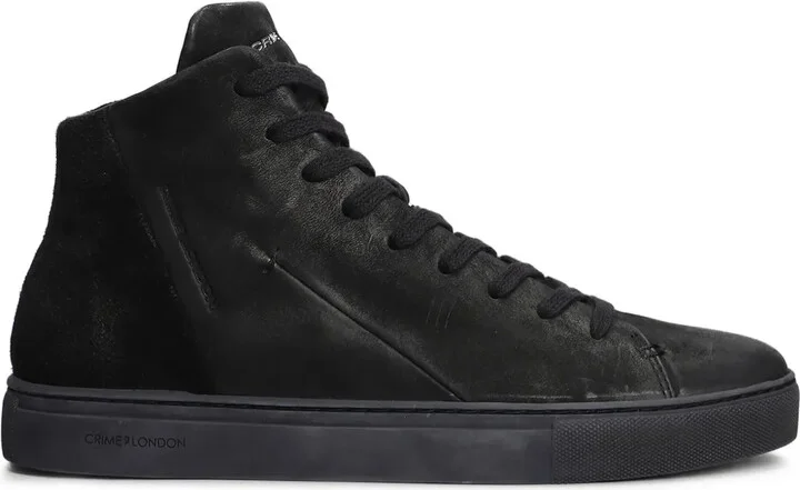 Minimal hi-top sneakers