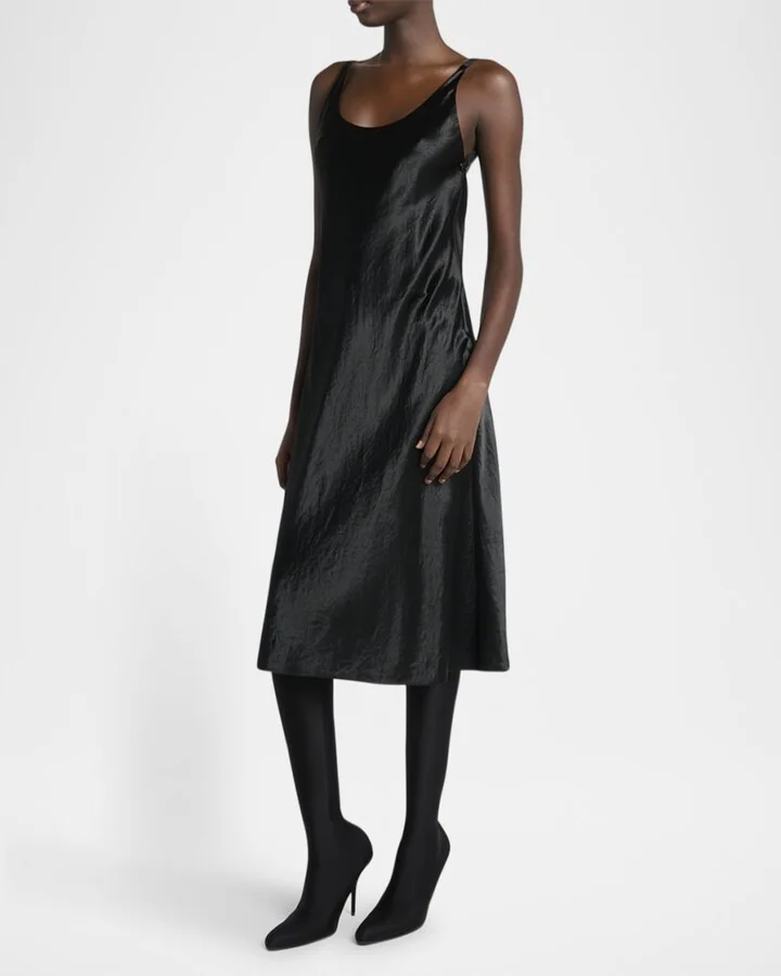 Minimal Midi Dress - Image 3