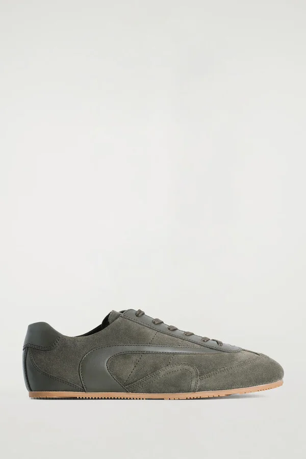 Minimal Suede Sneakers