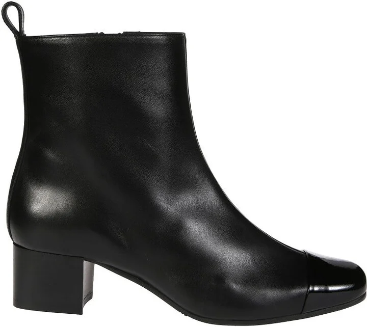 Minimalist Black Ankle Boots