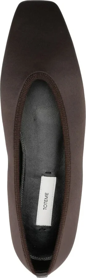 Minimalist satin ballet flats - Image 4