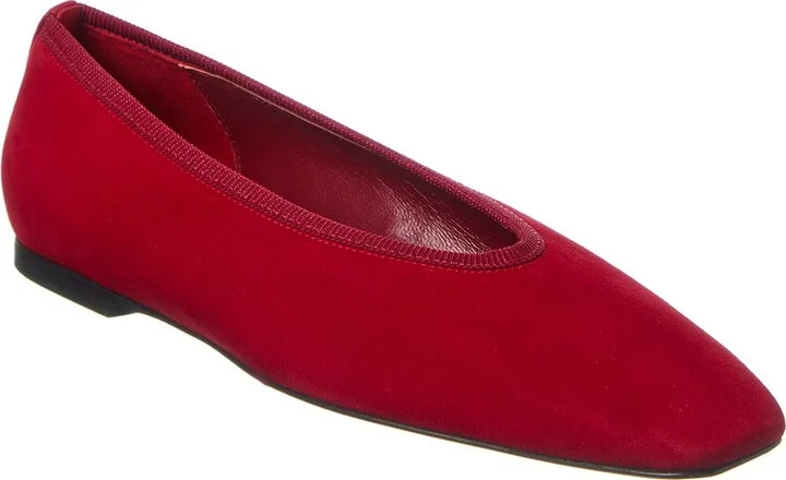 Minimalist Suede Ballerina Flat