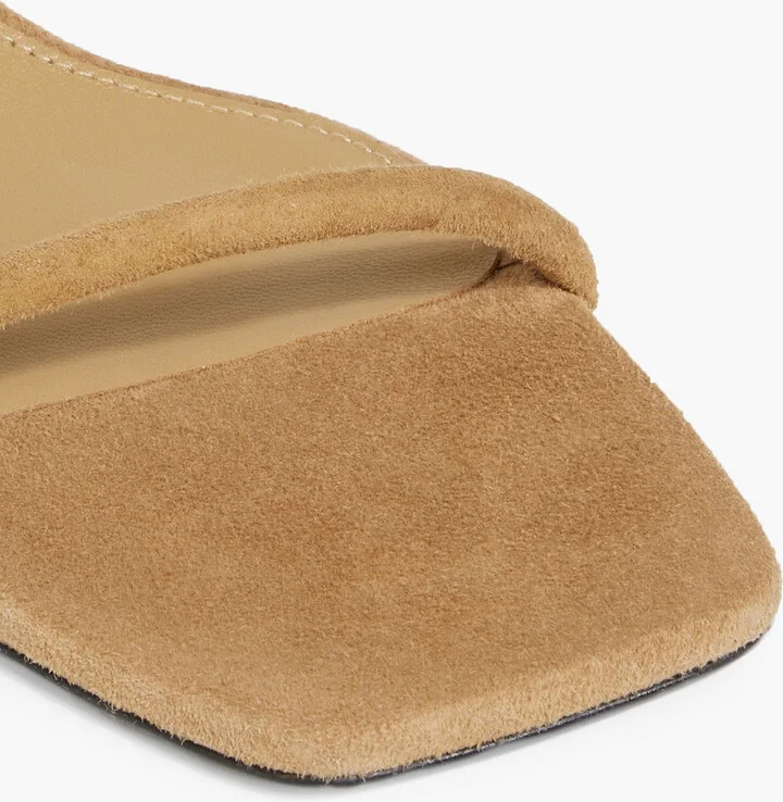 Minimalist suede mules - Image 4