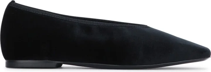 Minimalist Velvet Ballerinas