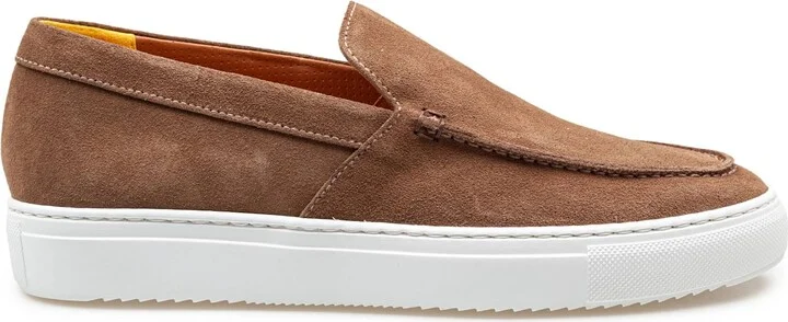 Mink Color Suede Loafers