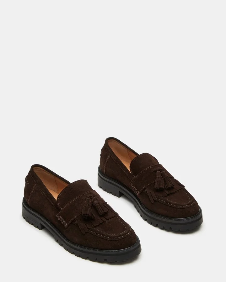 Minka Chocolate Brown Suede - Image 3