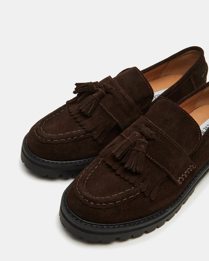 Minka Chocolate Brown Suede - Image 4