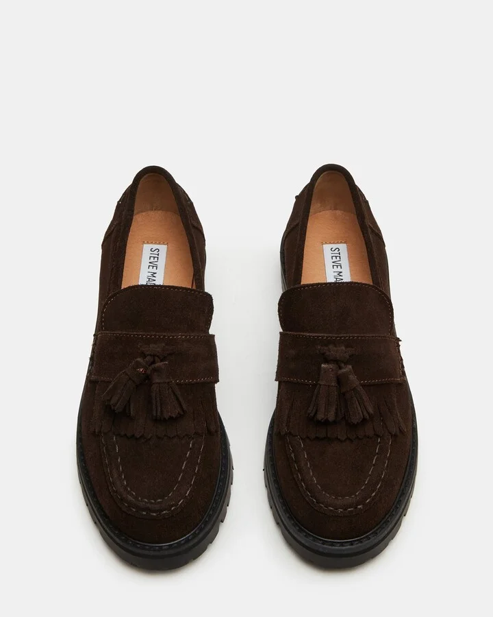 Minka Chocolate Brown Suede - Image 5