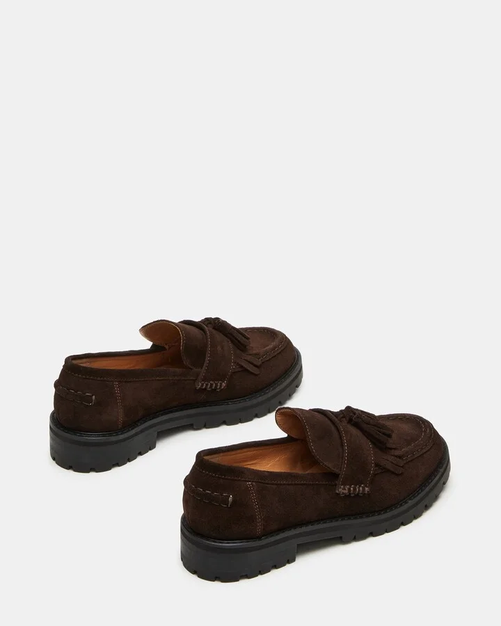 Minka Chocolate Brown Suede - Image 6