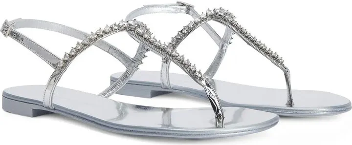 Minnah crystal-embellished sandals - Image 2
