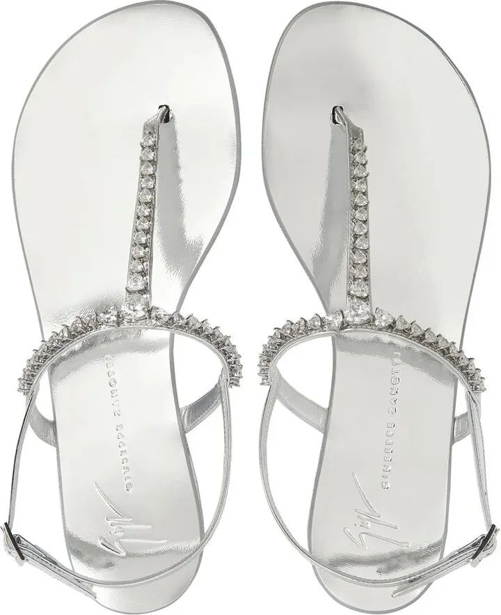 Minnah crystal-embellished sandals - Image 4