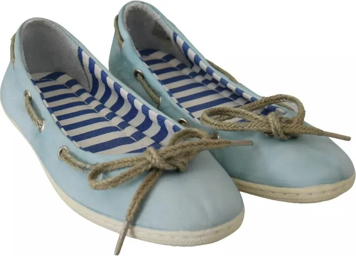 Minnesota Blue Stripe Flat Slip-On Women's Shoes (Pre-Owned) - Image 2