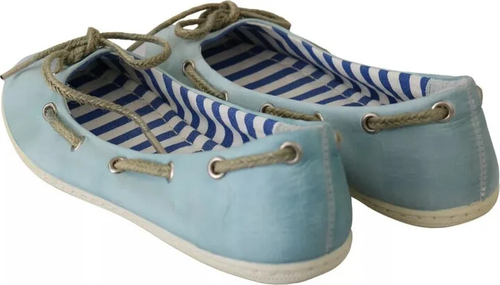 Minnesota Blue Stripe Flat Slip-On Women's Shoes (Pre-Owned) - Image 3