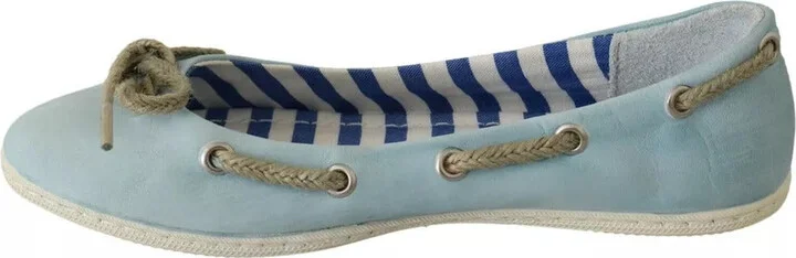 Minnesota Blue Stripe Flat Slip-On Women's Shoes (Pre-Owned) - Image 5