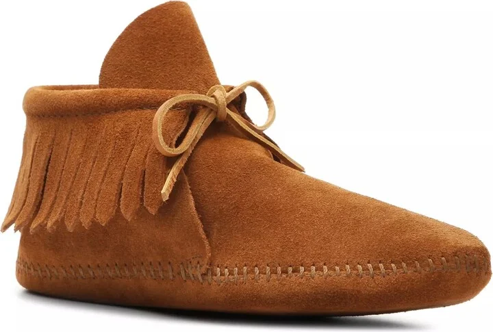 Minnetonka Classic Fringe Western Bootie