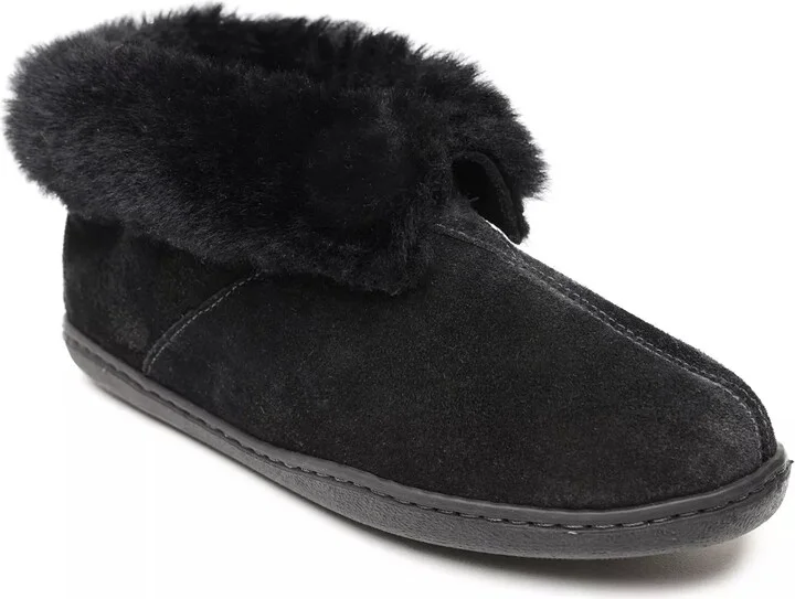 Minnetonka Foldable Collar Bootie
