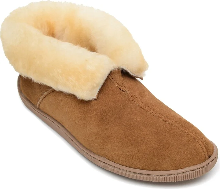 Minnetonka Men's Ankle Boot Slippers