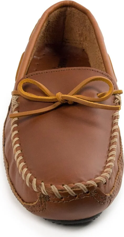 Minnetonka Men's Essential Driver Leather Loafers - Image 3