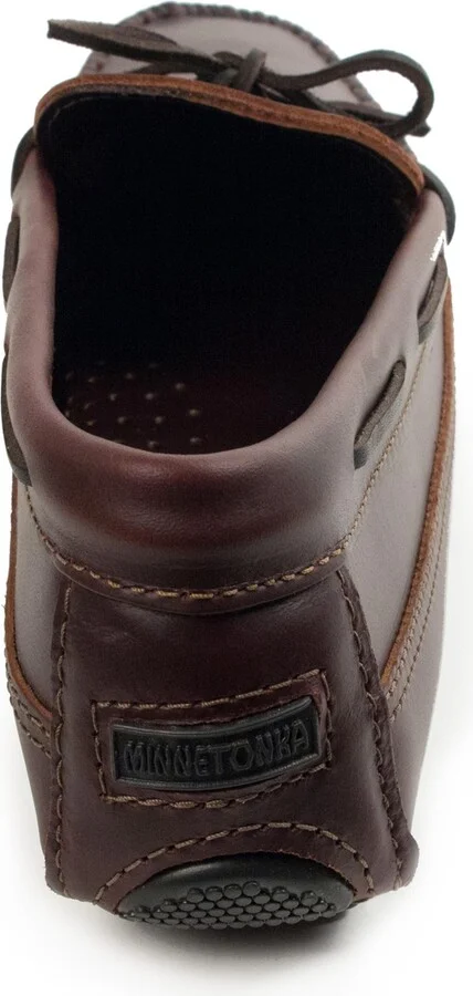 Minnetonka Men's Essential Driver Leather Loafers - Image 4