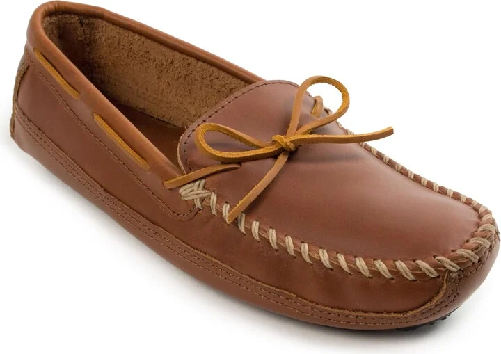 Minnetonka Men's Essential Driver Leather Loafers