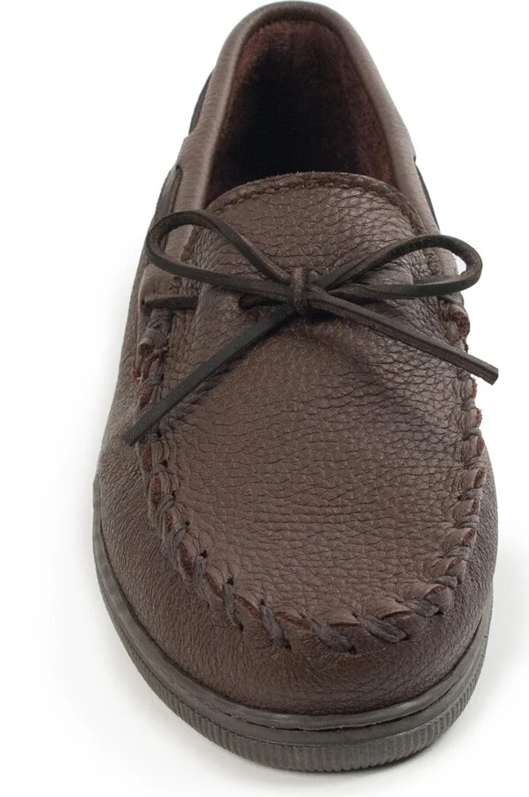 Minnetonka Men's Moosehide Classic Loafers - Image 3