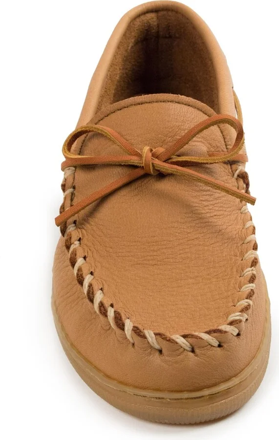 Minnetonka Men's Moosehide Classic Loafers - Image 6