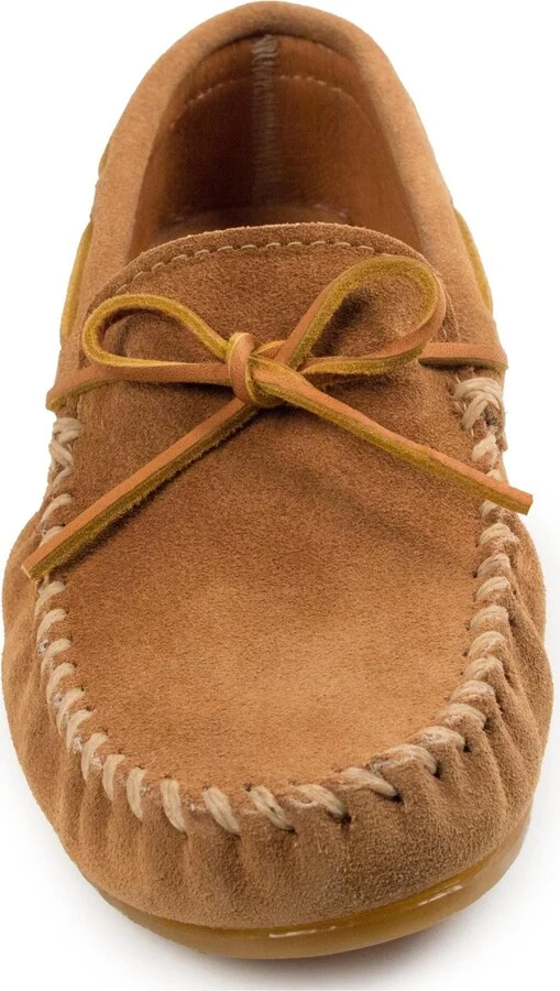 Minnetonka Men's Suede Classic Moc Loafers - Image 9
