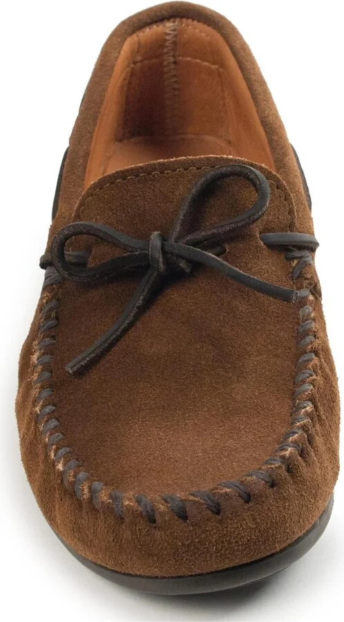 Minnetonka Men's Suede Classic Moc Loafers - Image 10