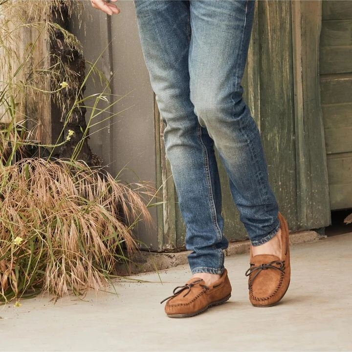 Minnetonka Men's Suede Classic Moc Loafers - Image 11