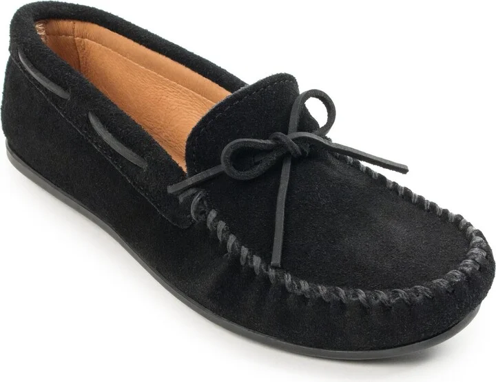 Minnetonka Men's Suede Classic Moc Loafers
