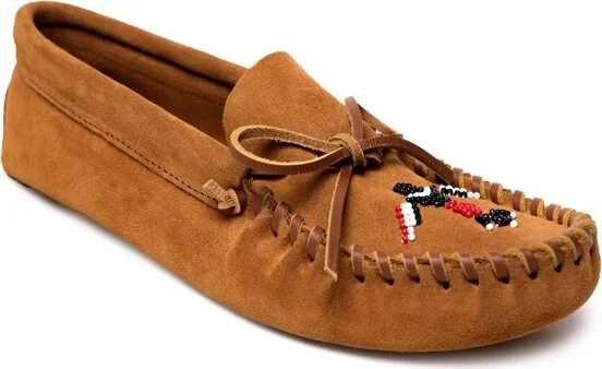 Minnetonka Men's Thunderbird Animikii Softsole, 703TB, Brown -
