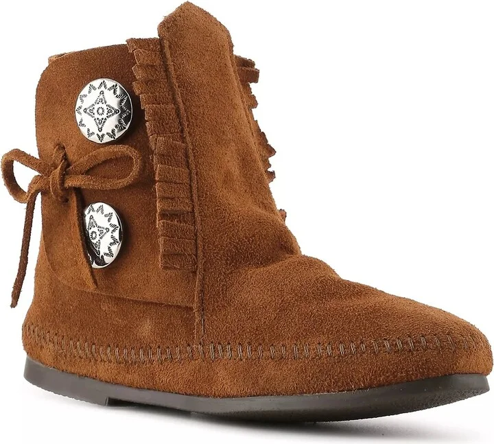 Minnetonka Two Button Western Bootie