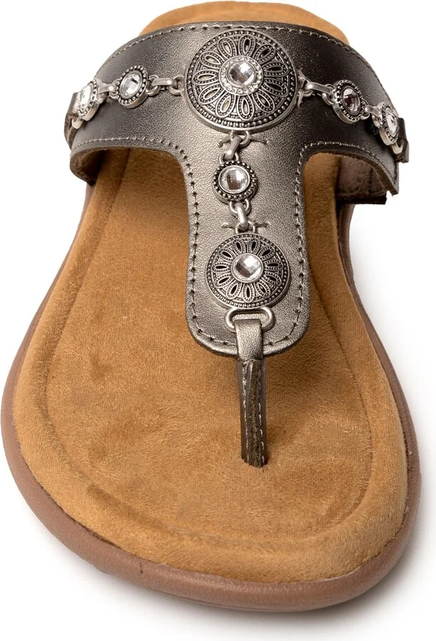 Minnetonka Women's Brecca Embellished Thong Sandals - Image 6